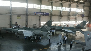 VIVA Militer: Pesawat Tempur F-16 TNI AU di Skatek 042 Lanud Iswahjudi