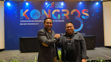 Wahyu Dhyatmika terpilih jadi Ketua Umum AMSI 2023-2027 dan Maryadi sebagai Sekretaris Jenderal AMSI 2023-2027.