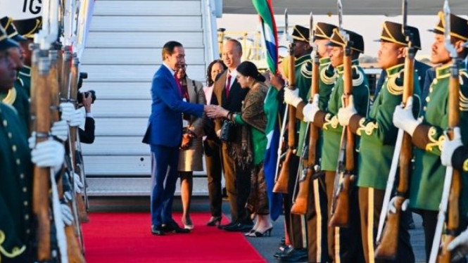 Jokowi ke Afrika (Foto/BPMI Setpres)