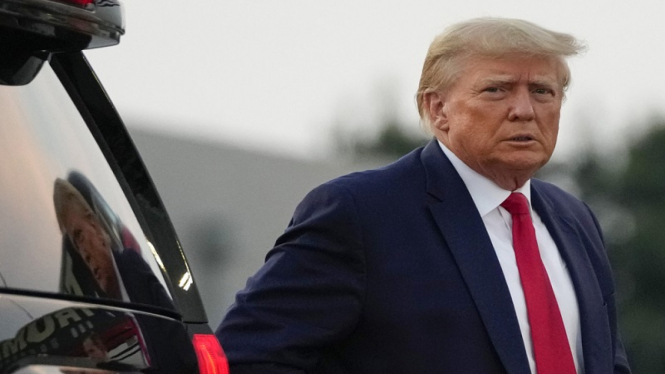 Mantan Presiden AS Donald Trump di Georgia, AS