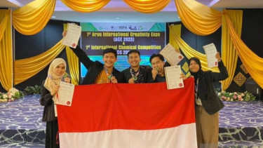 Tim mahasiswa dari Universitas Andalas Sumatera Barat menyabet medali emas.