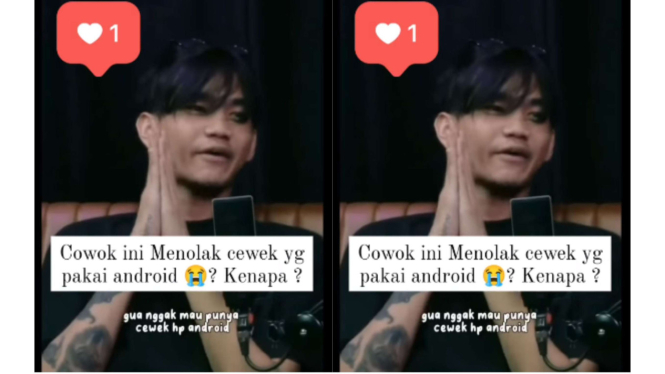 Satria Mahathir yang Tak Mau Punya Cewek Pake HP Android