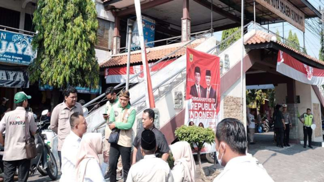 Puluhan anggota Papera berkunjung ke Pasar Kota Sragen Sukowati, 