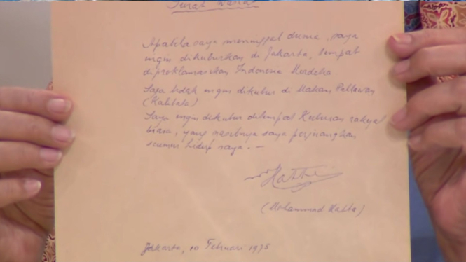 Wasiat Bung Hatta