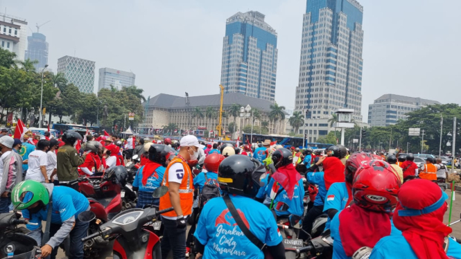 Parade Budaya Merah Putih digelar di Lapngan Banteng, 