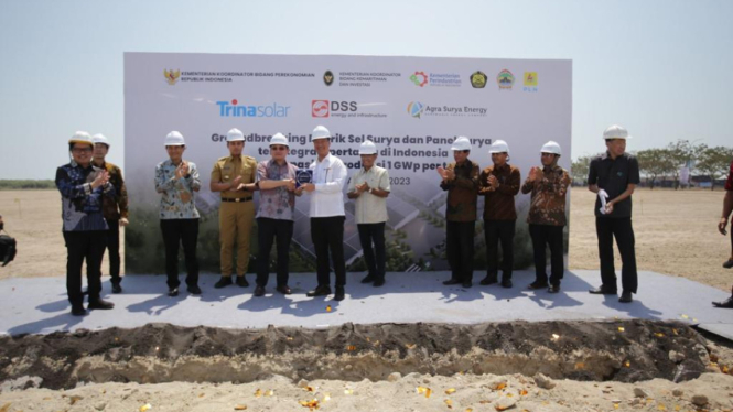 Sinar Mas gandeng Trina Solar bangun pabrik sel surya serta modul surya terintegrasi.