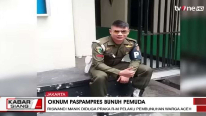 Ini Tampang Oknum Paspamres Diduga Aniaya Pemuda Hingga Tewas