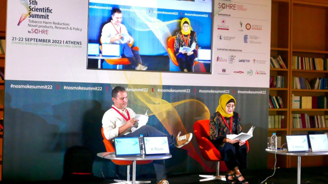 Prof Dr drg Amaliya dalam forum Tobacco Harm Reduction di Athena, Yunani