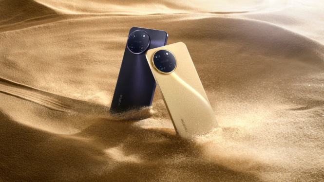 Realme 11 Dark Glory dan Glory Gold.