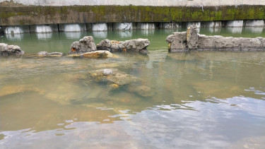 Batu Malin Kundang tenggelam air laut