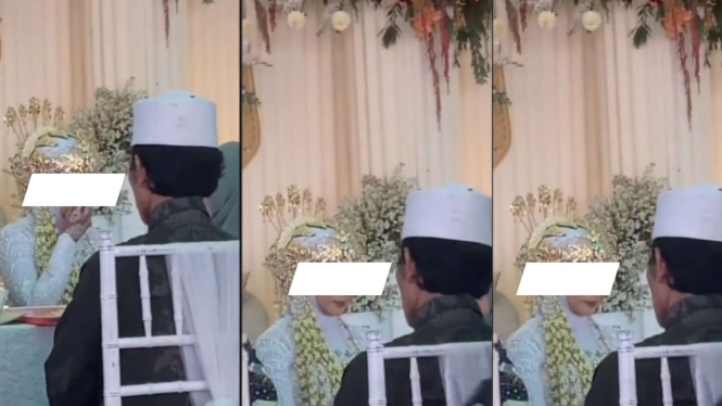 Wanita Ini Menangis Saat Lakukan Akad Nikah