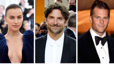 Irina Shayk, Bradley Cooper dan Tom Brady