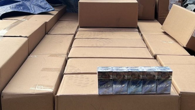 Bea Cukai gagalkan peredaran rokok ilegal