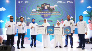 Pelepasan ibadah umrah nasabah PNM Mekaar