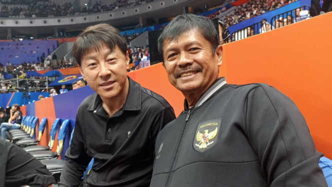 Shin Tae-yong dan Indra Sjafri