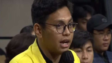 Ketua BEM UI Melki Sedek Huang.