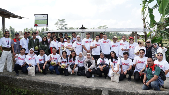 Delegasi Youth Dialogue SAYEF 2023 mengunjungi Desa Berbasis Energi Terbarukan