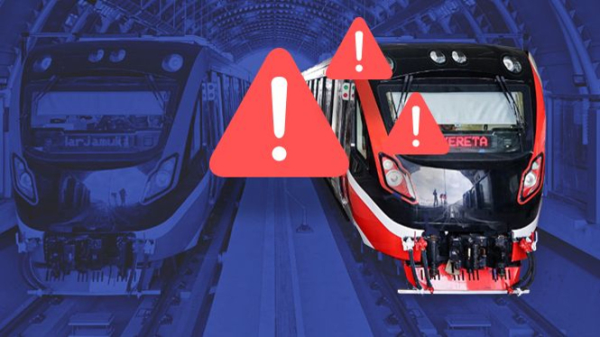 2 Hari Diresmikan Jokowi, LRT Jabodebek Udah Ngadat