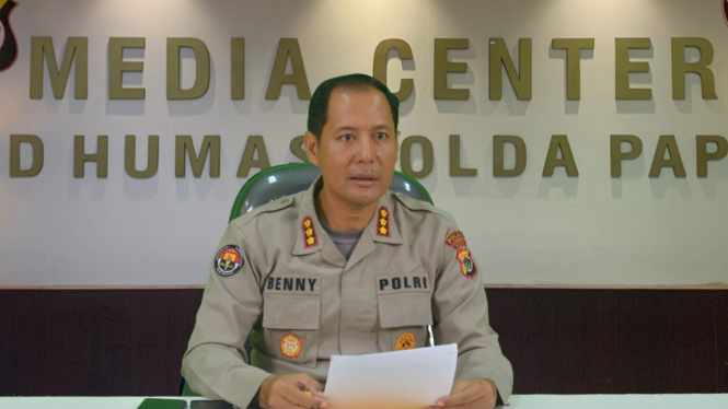 Kabid Humas Polda Papua Kombes Pol Ignatius Benny Ady Prabowo