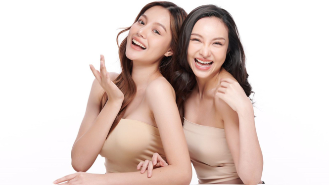 Ilustrasi perawatan wajah/skincare.