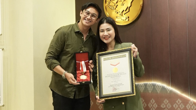Felicya Angelista dan Caesar Hito.