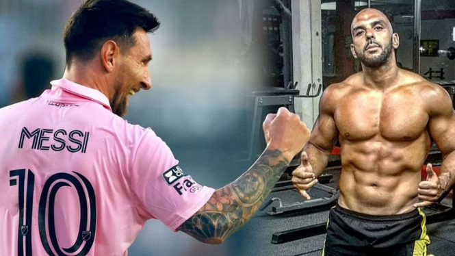 Yassine Chueko, bodyguard Lionel Messi