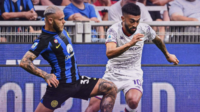 Duel Inter Milan vs Fiorentina
