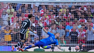 Alejandro Garnacho saat Manchester United melawan Arsenal