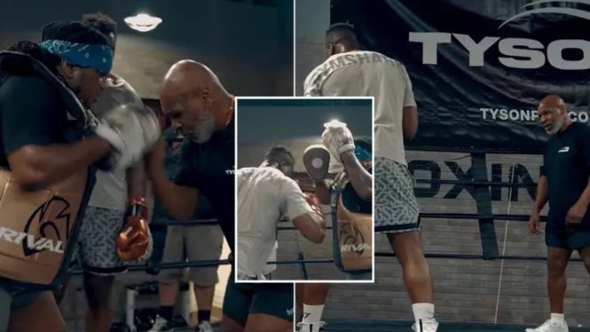 Mike Tyson latih tinju Francis Ngannou 