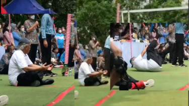 Menteri PUPR Basuki Hadimuljono Jadi Seksi Doa Dipertandingan Voli