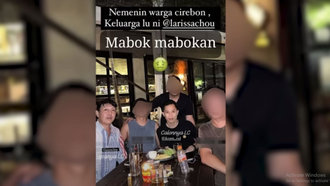 Viral Foto Suami Larissa Chou