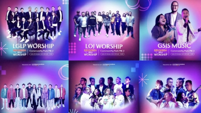 Konser Indonesia United  in Worship.
