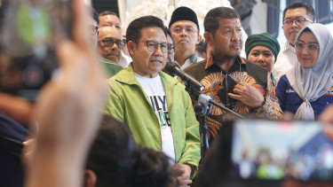 Ketua Umum PKB Muhaimin Iskandar alias Cak Imin sambangi DPP Nasdem