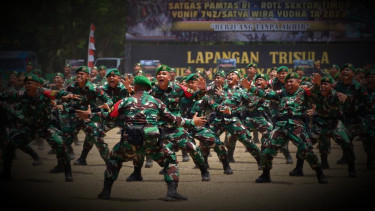 VIVA Militer: Pasukan Batalyon Infanteri 742/Satya Wira Yudha