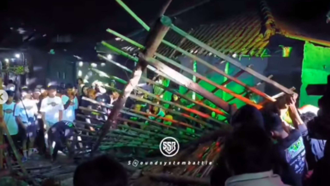 Setelah Jembatan, Kini Rumah Warga Hancur Gegara Parade Sound System
