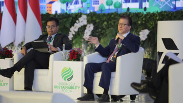 Chairman Sinar Mas Agribusiness & Food, Franky Oesman Widjaja menjadi pembicara