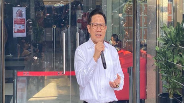 Ketum PKB Muhaimin Iskandar alias Cak Imin usai diperiksa KPK