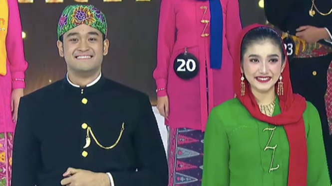 Pemenang Abang None Jakarta 2023, Eckel Athana dan Lady Sarah Karjana