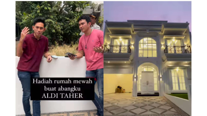Rumah Mewah Aldi Taher Pemberian dari Pengusaha Properti