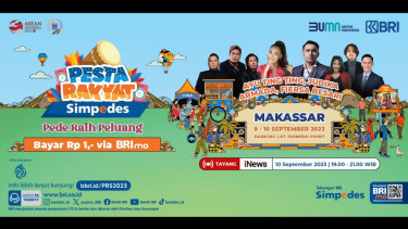 BRI gelar Pesta Rakyat Simpedes di Makssar pada 9-10 September 2023