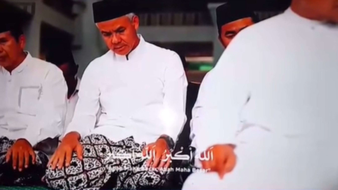 Viral Capres Ganjar Pranowo Jadi Model Adzan Madrib