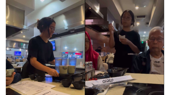 Cinta Kuya Jadi Pelayan Restoran di Amerika Serikat