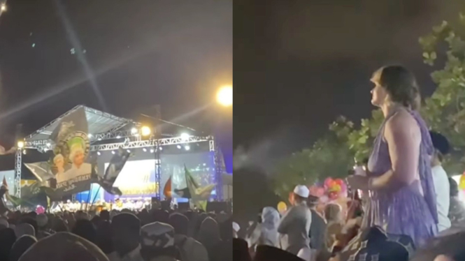 Viral Bule Wanita Hadir Majelis Sholawat di Bali