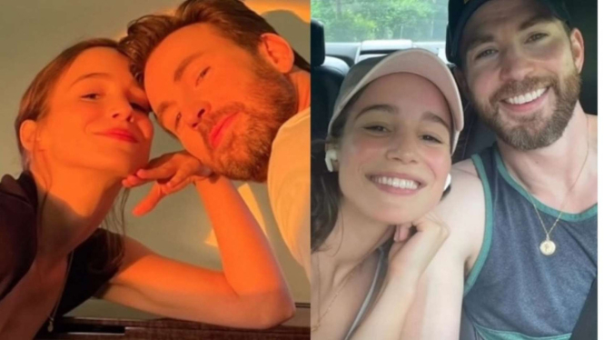 Chris Evans dan Alba Baptiste