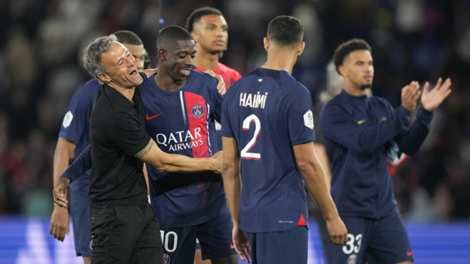 Ousmane Dembele dan Luis Enrique