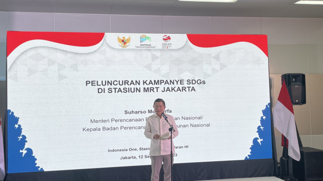 Menteri Perencanaan Pembangunan Nasional/Kepala Bappenas Suharso Monoarfa.
