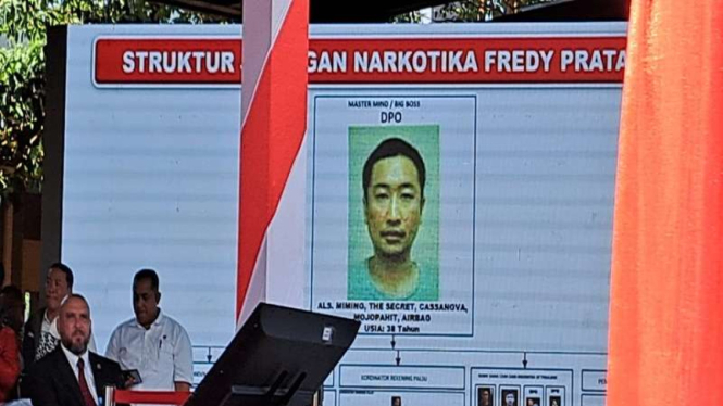 Tampang bos narkoba jaringan internasional Fredy Pratama