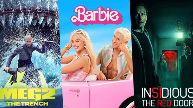 Film blockbuster Meg 2, Barbie dan Insidious: The Red Door