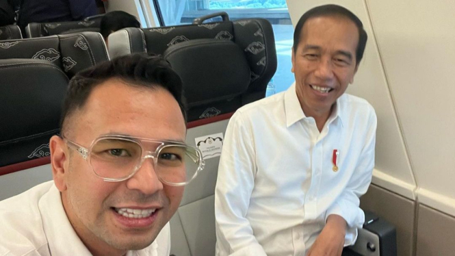 Raffi Ahmad dan Jokowi