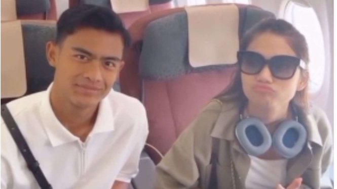 Potret Azizah Salsha dan Pratama Arhan